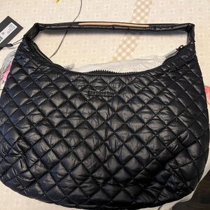 Brand New MZ Wallace Black Metro Shoulder Bag (Medium)
